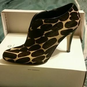 Nine west pony hair booties