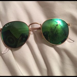 Polarized Green mirror Ray Bans