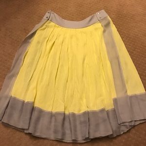 Fends rayon/sets silk soie skirt