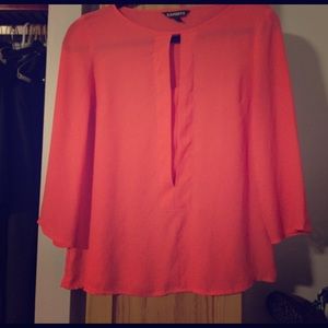 XS express coral top