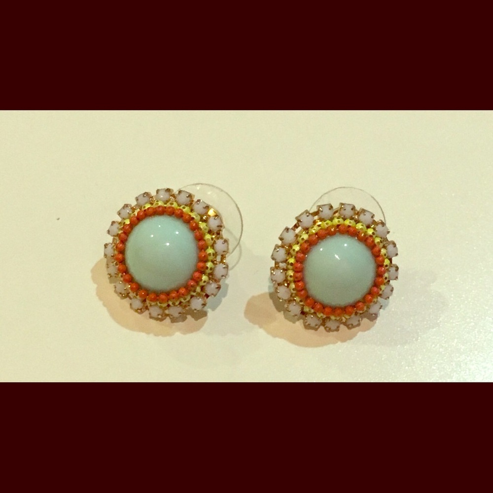 Colorful baublebar earrings