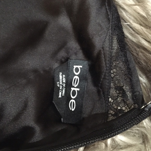 ONLY $50🙀🙀 bebe EMBL SEQUINS SLIP DRESS W/ LACE - Picture 5 of 5