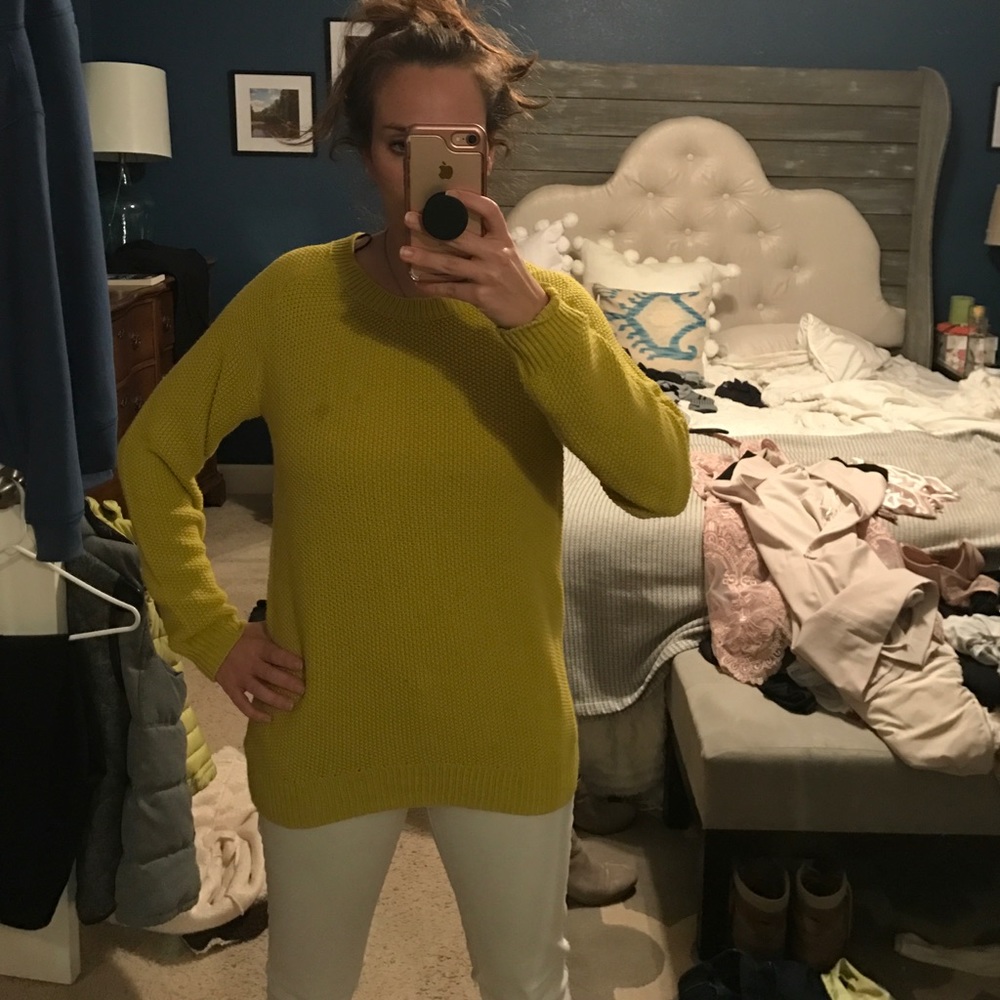 Mustard yellow sweater