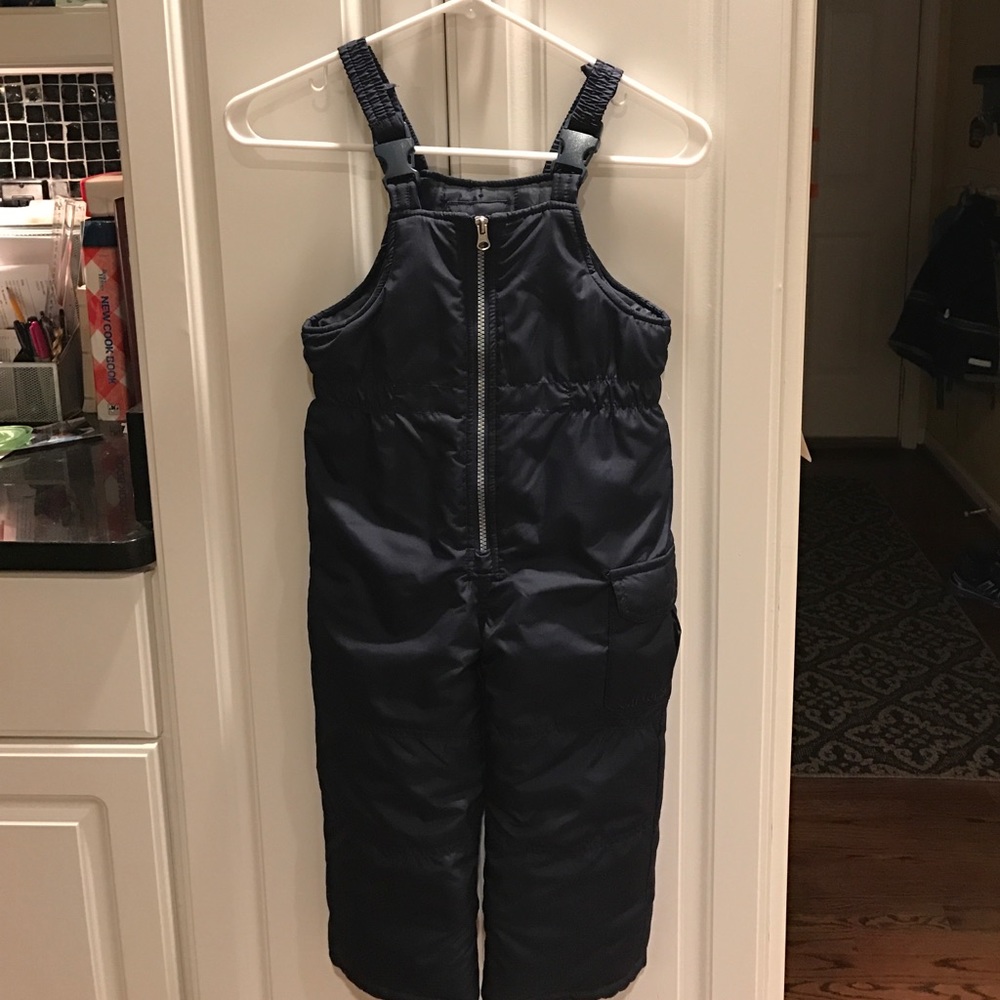 Navy Boys Snowpant Bib 4T