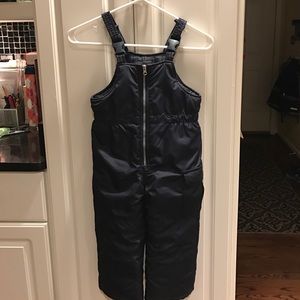 Navy Boys Snowpant Bib 4T