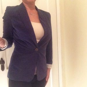 Dark blue 1 button blazer