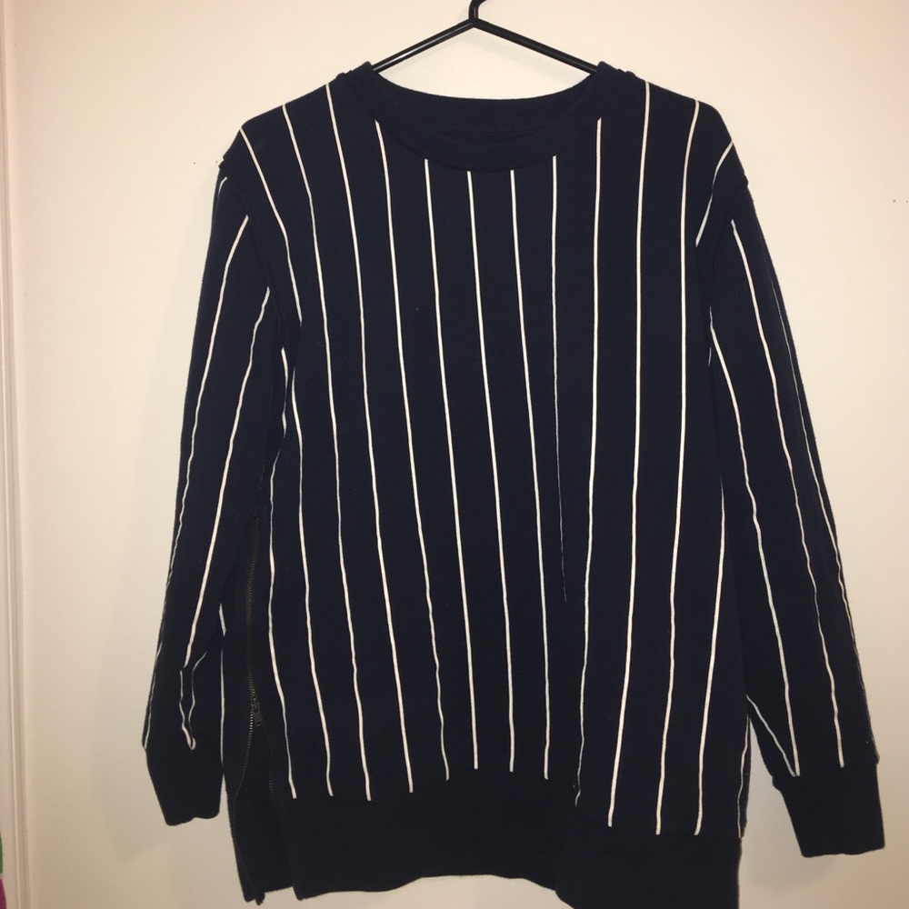 Striped Madewell sweatshirt