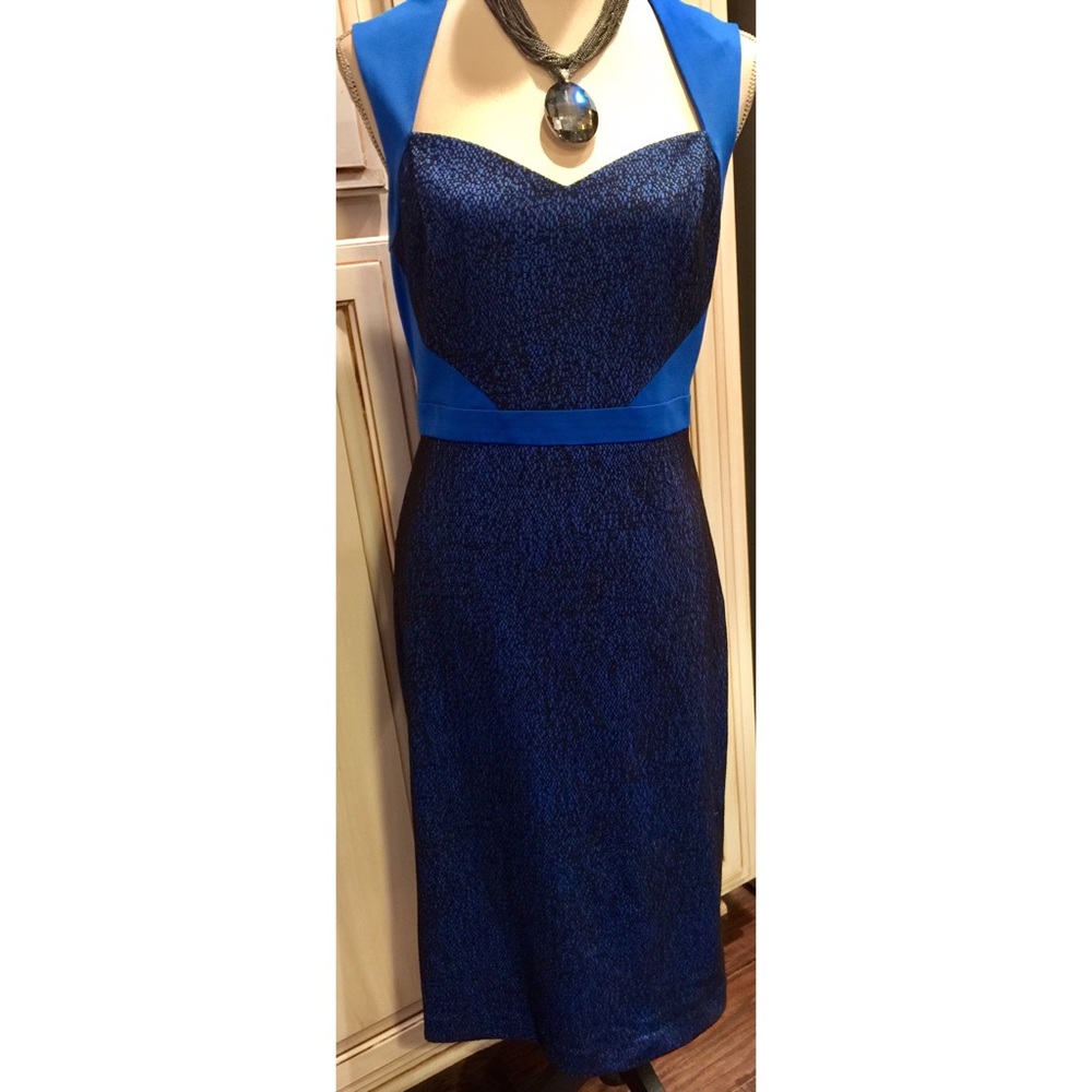 Bebe Blue Heart Cut-Out Dress💙