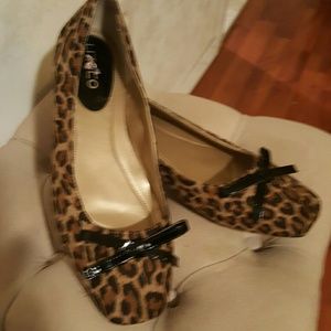 Animal Print Designer Flats/Loafers Block Heel