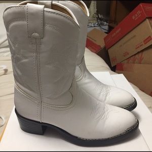 White durango cowboy boots