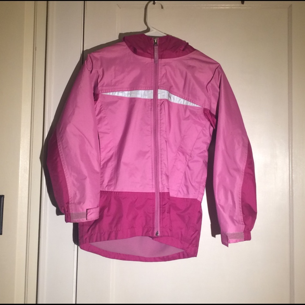 LL Bean Warm Pink Raincoat