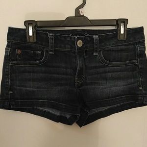 American eagle stretch jean shorts