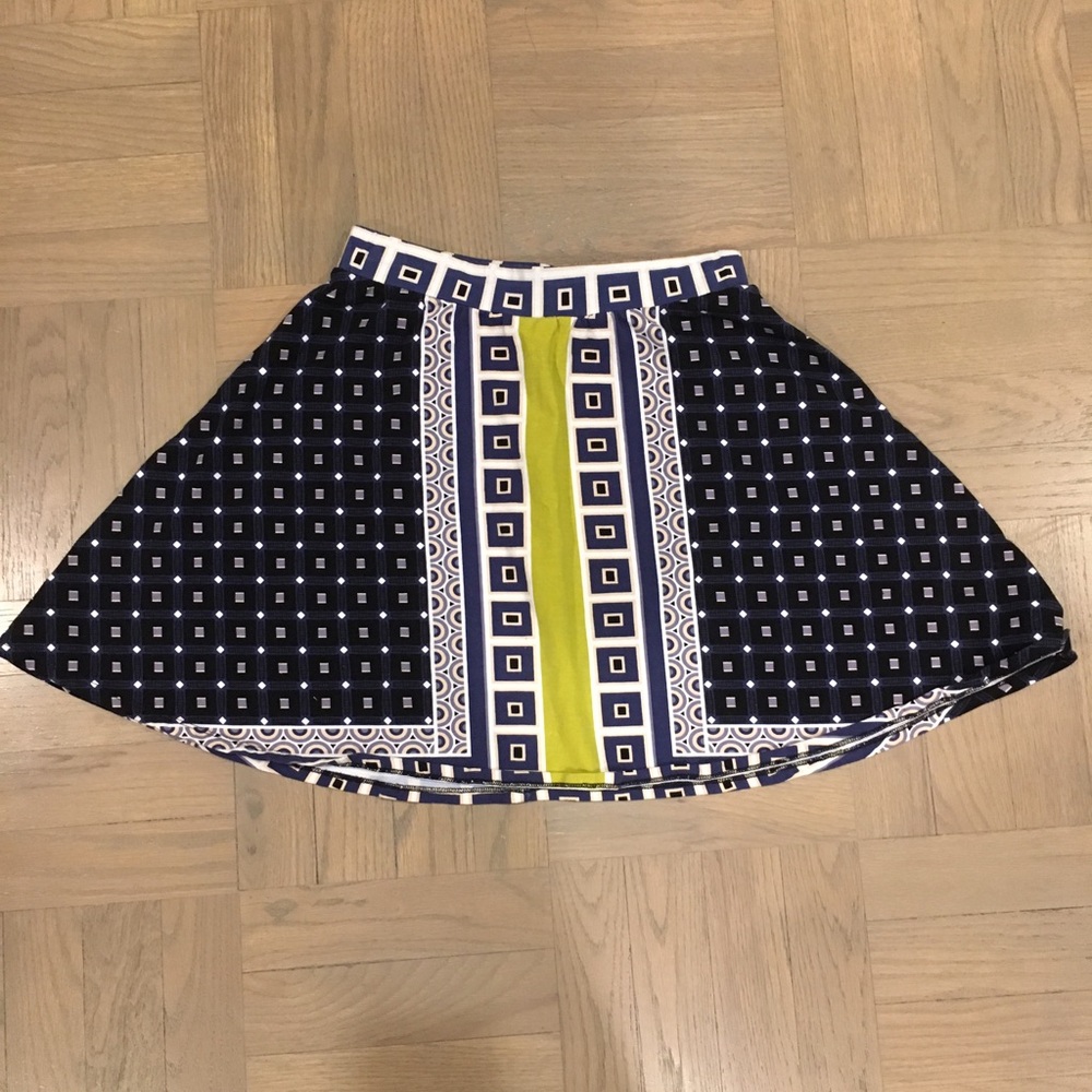Short Patterned Skirt
