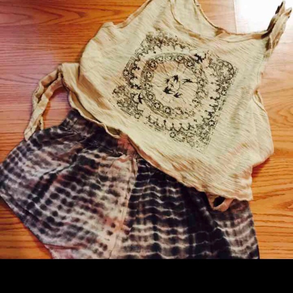 Tye dye shorts