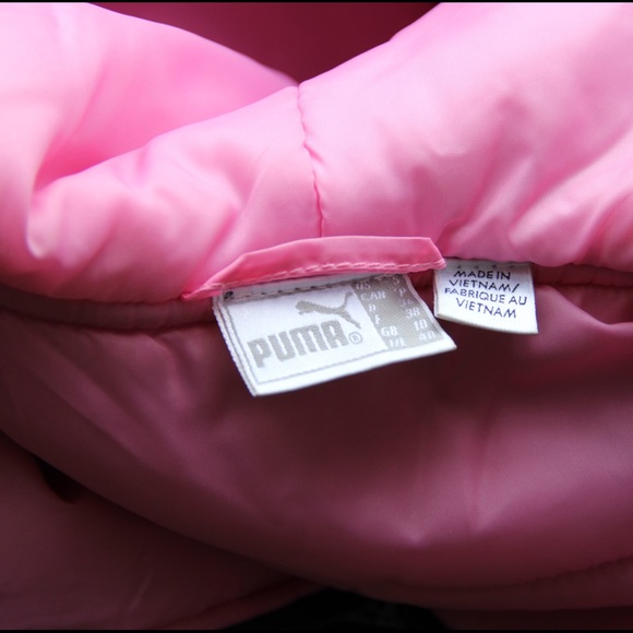 Puma Navy/Pink Puff Jacket - Picture 4 of 4