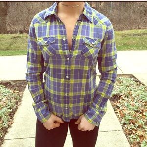 A&E Favorite Fit Plaid Long Sleeve