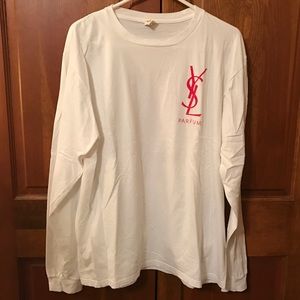 YSL Parfums Long Sleeve Tee