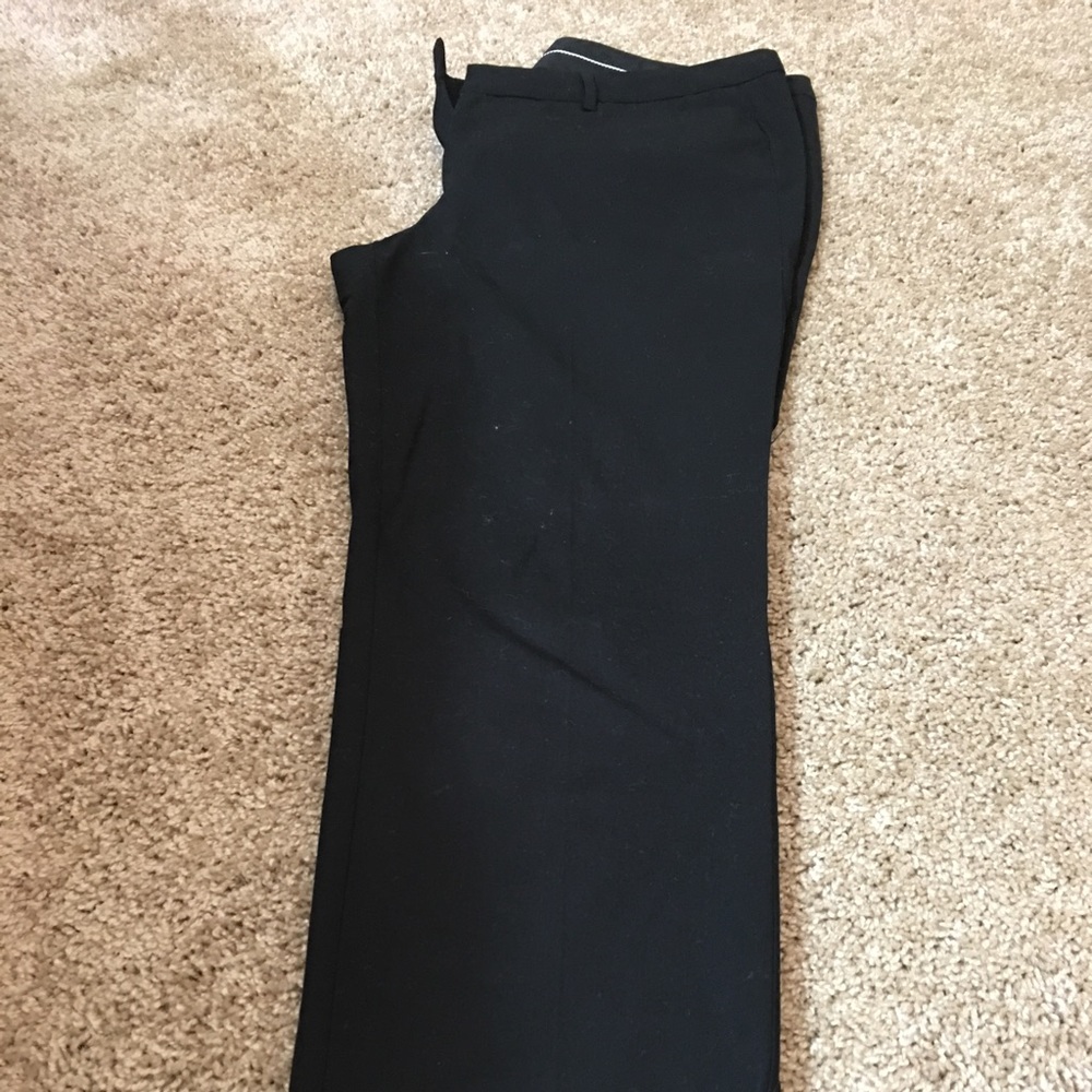 Stylus Twill Black Cropped Pants