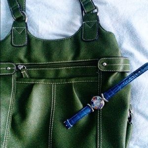 Green Shoulder Bag