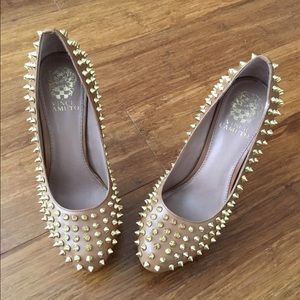Vince Camuto Spike Platform Heels, Tan