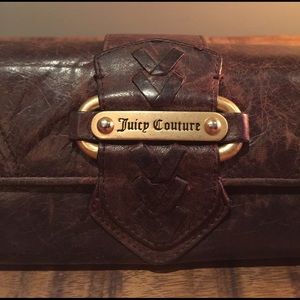 Juicy Couture Brown Leather Wallet
