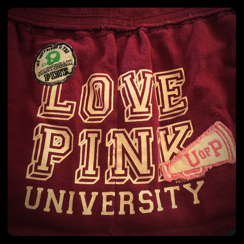 Pink by VS University Skirt