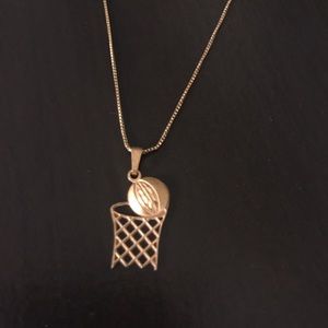 14k Gold necklace and pendant