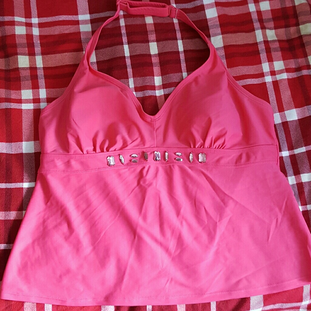 Tankini bathing suit top.