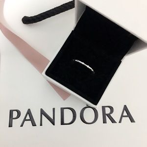 Pandora droplets ring, comes with box and bag