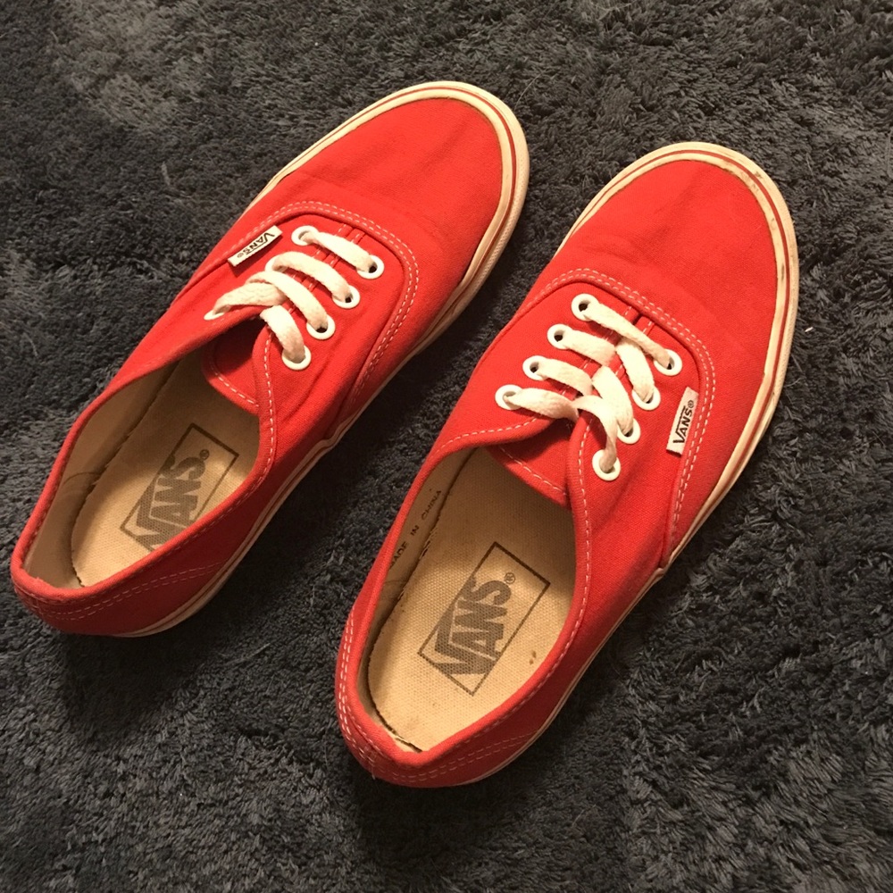 Men's size 5 RED VANS
