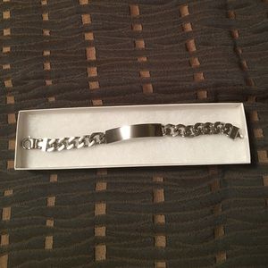 Mens stainless steel bracelet 8.5 inches NWOT