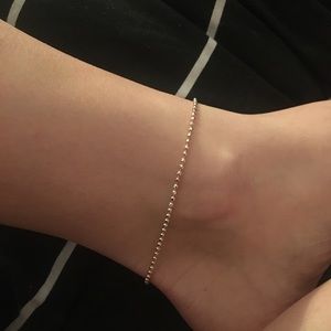 Dainty Ball Chain Anklet