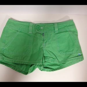 Aeropostale shorts green 3/4 cute stylish summer fun