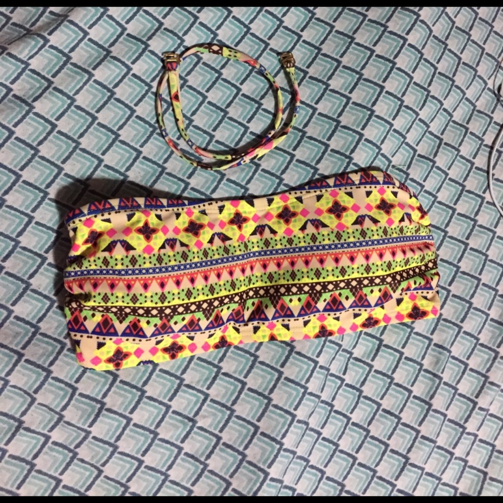 Top neon piece bikini from F21
