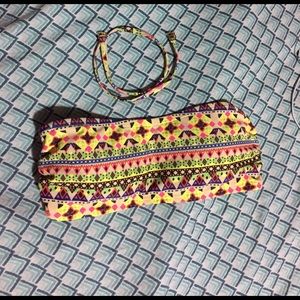 Top neon piece bikini from F21