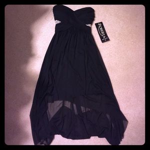 Roberta semi-formal black dress