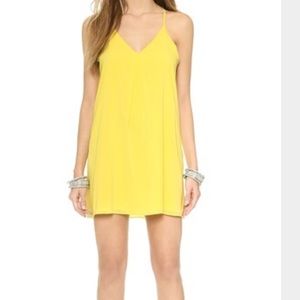 Yellow Alice+Olivia dress