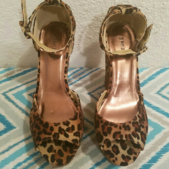Leopard print wedges - Picture 2 of 4