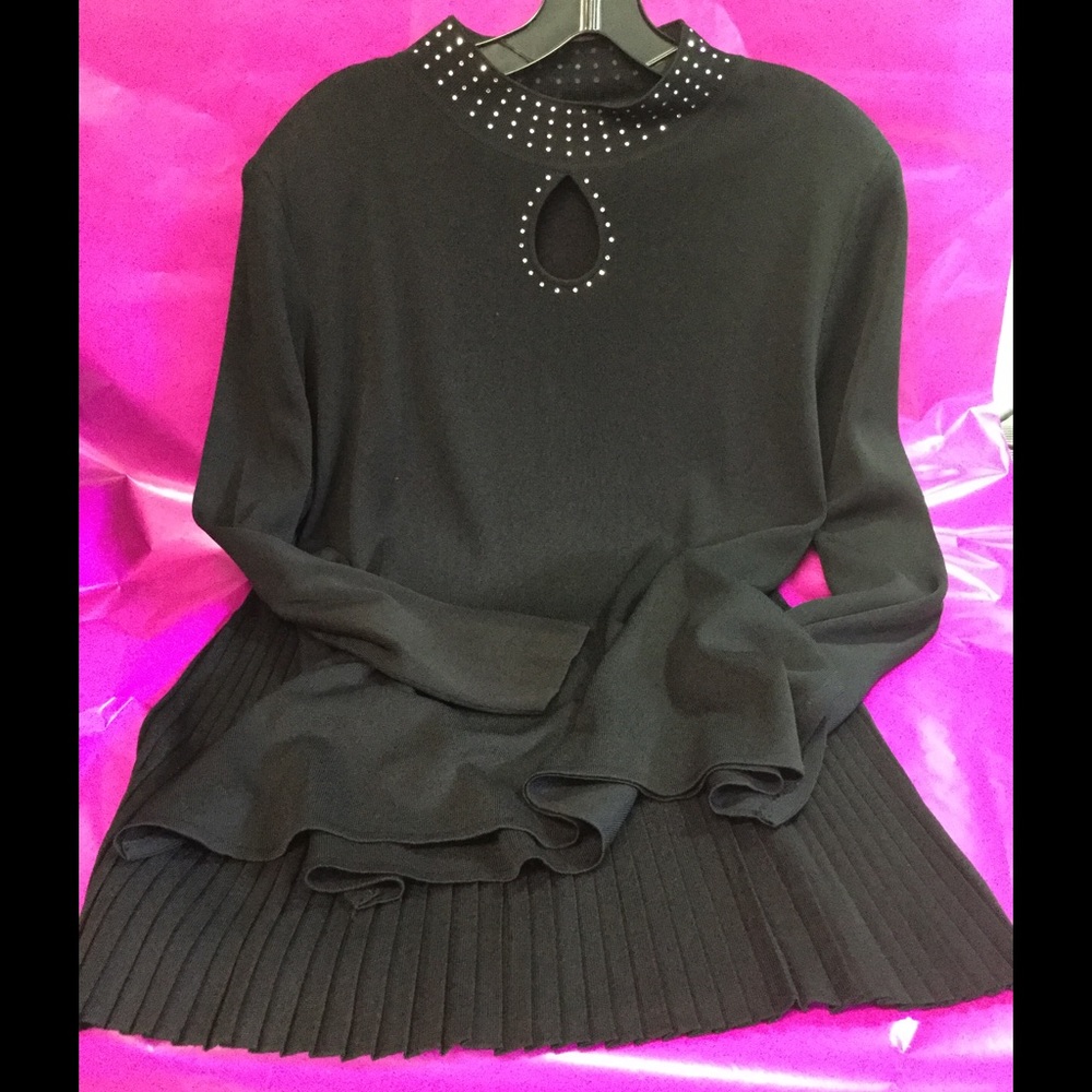 Crystal embellished tunic