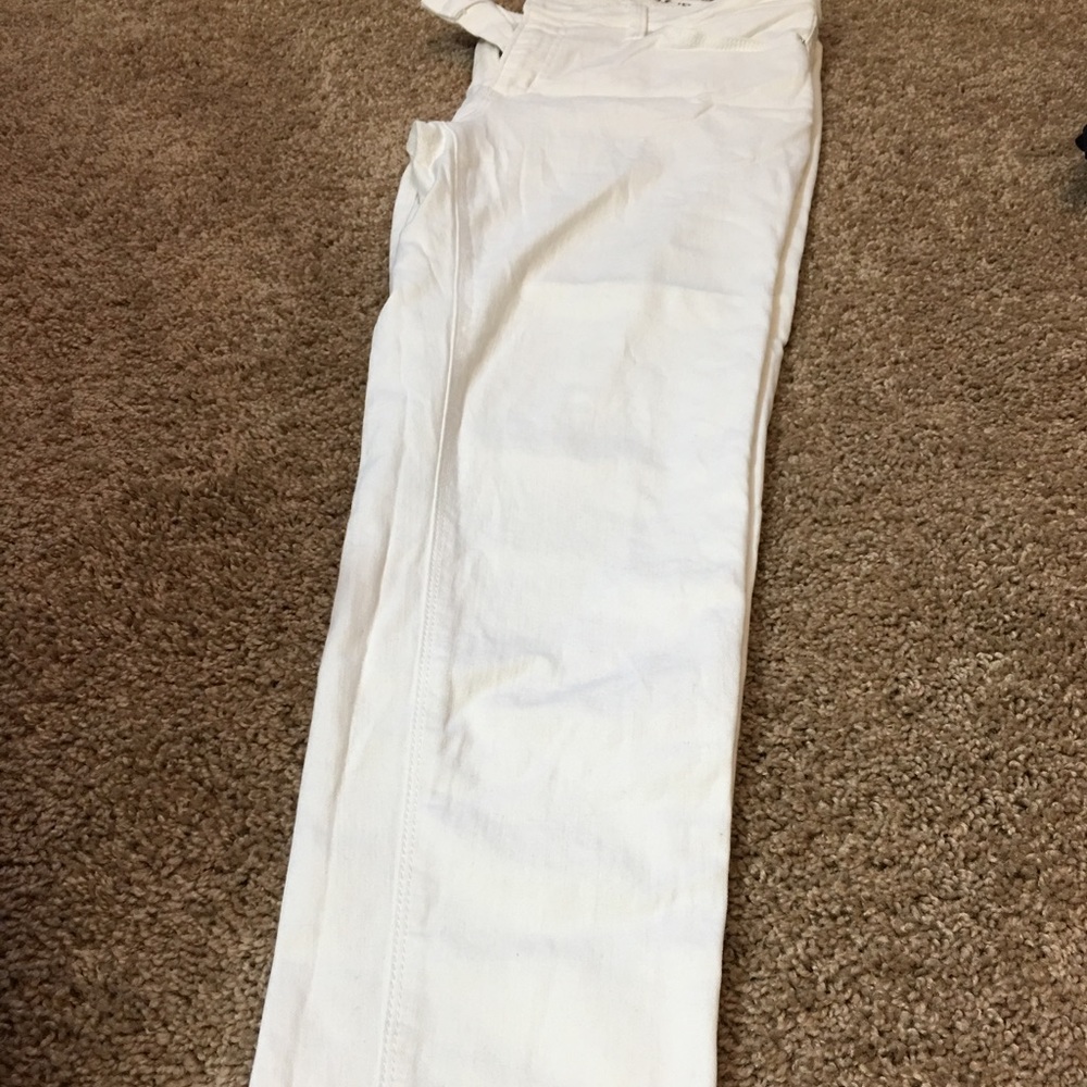 Skinny Ankle White Jeans
