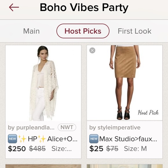 πMax Studio>faux suede A-line NWOT - Picture 6 of 6