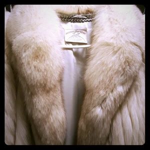Fox fur coat