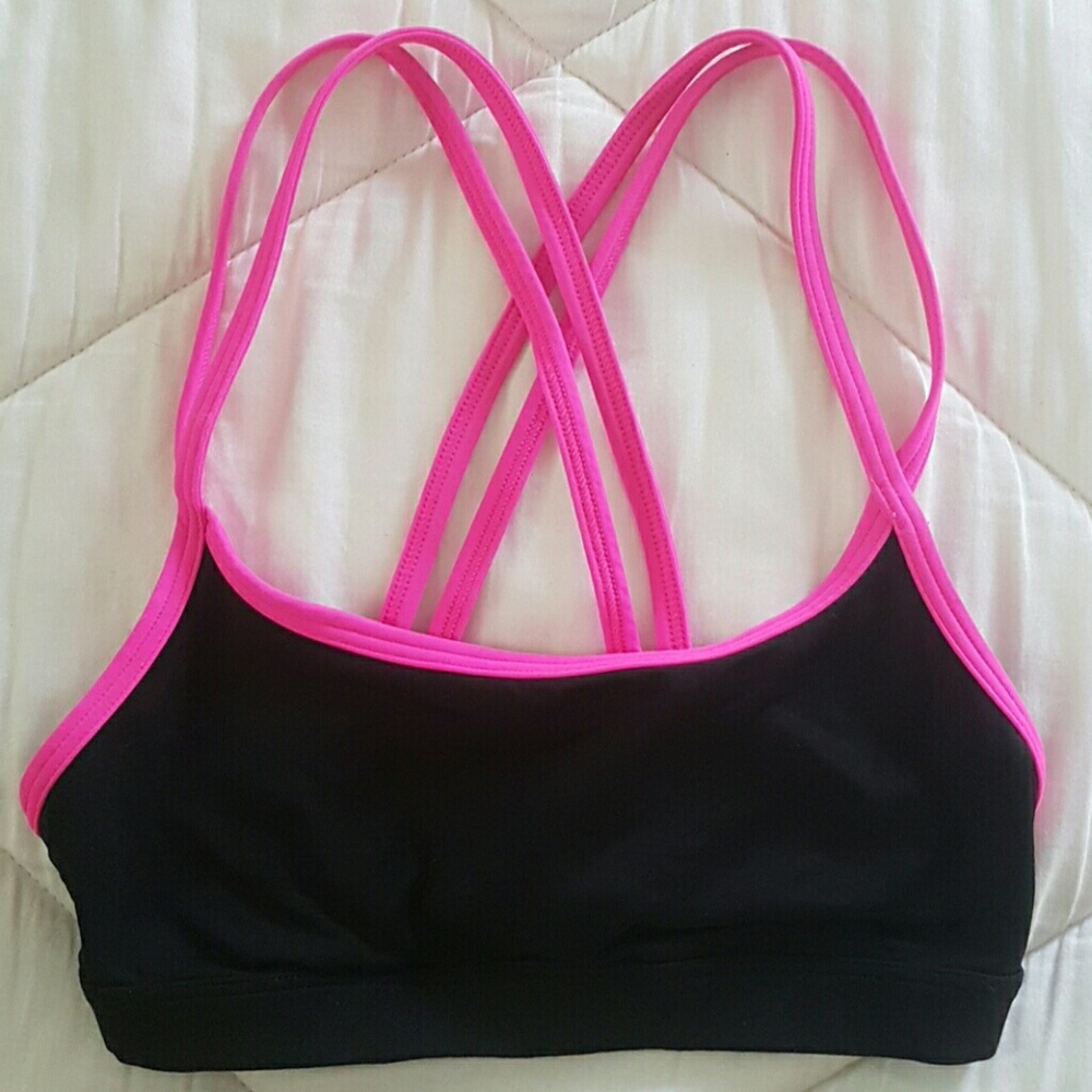 PINK yoga sports bra