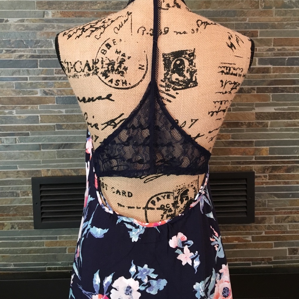 Floral Lace Back Mini Dress  HOST PICK 4/8 rack - Picture 4 of 6