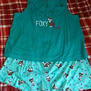Sleepwear set.  shorts and tank size 2X