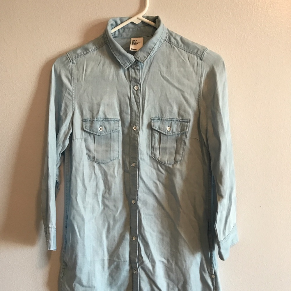 & Denim Cloth Dress
