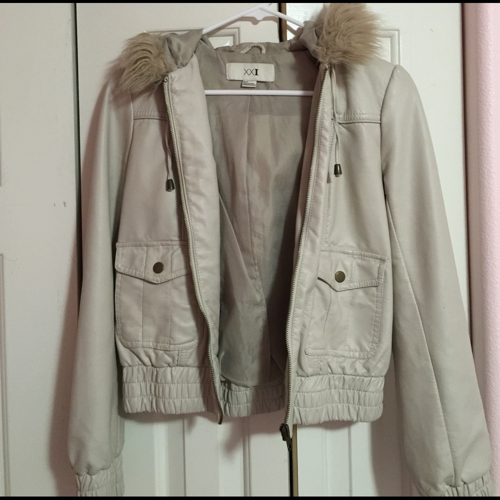 Forever21 faux-leather jacket