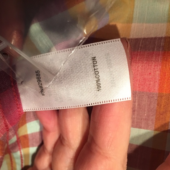 Pendleton 100% Cotton Plaid Button Down Shirt - Picture 3 of 3