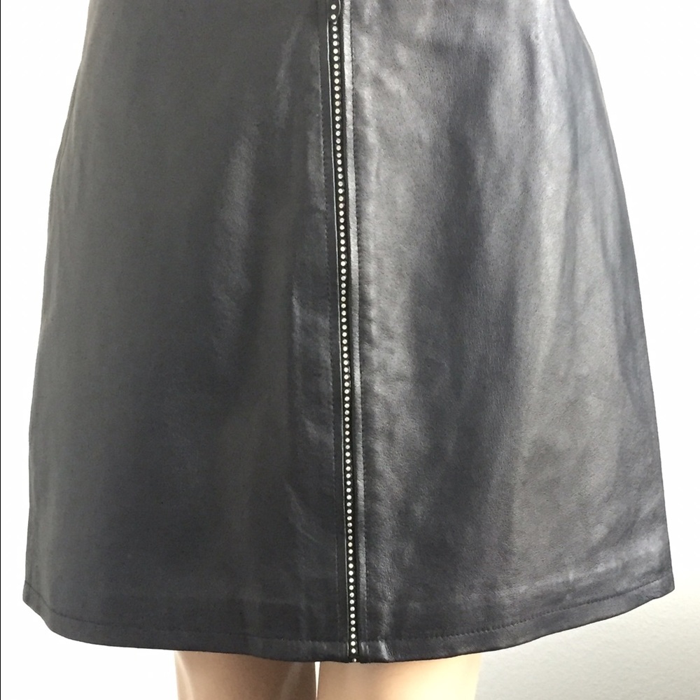 Leather skirt