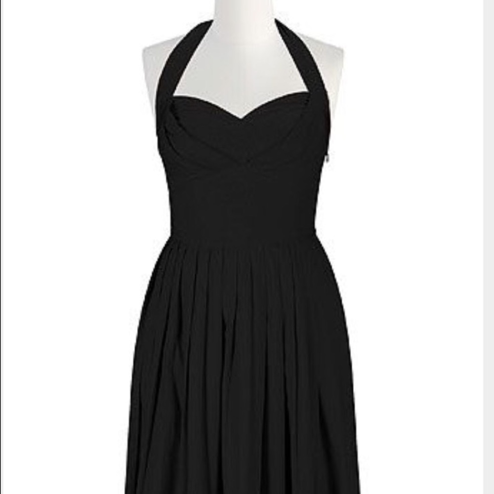 eShaki Black Halter Neck Summer Dress!